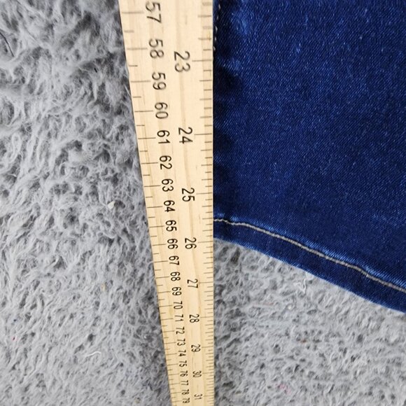 Frame Denim Jeans Womens 32 Blue Stretch Denim Le High Skinny Crop - Picture 7 of 15